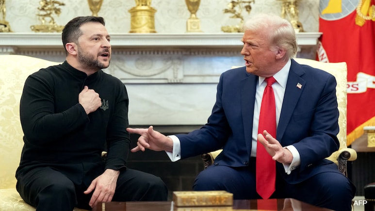 "Datang Kembali Saat Siap untuk Perdamaian": Pos Trump Setelah Berbakar Bertemu dengan Zelensky